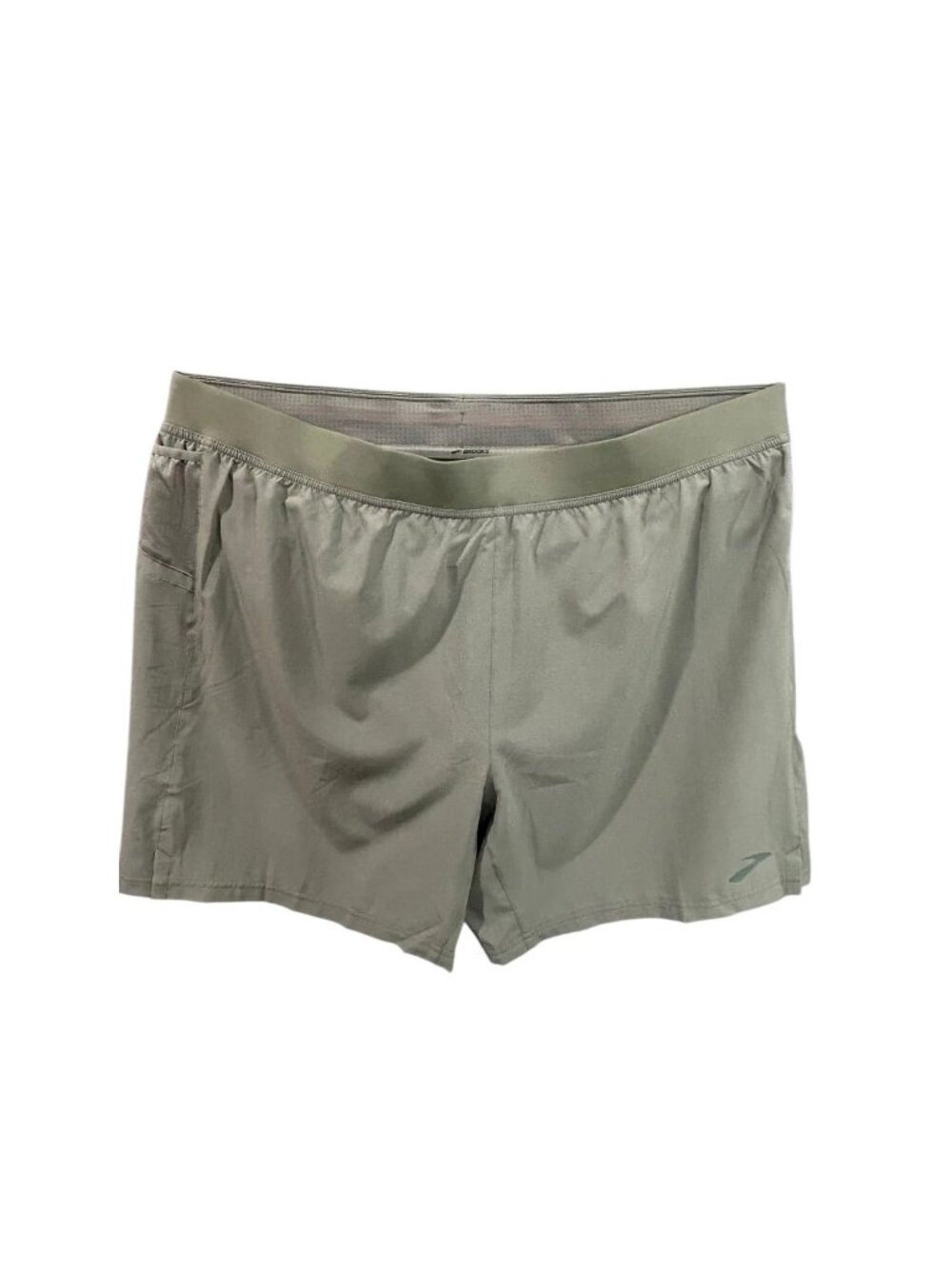 Brooks Sherpa Men's 7" Running Short Heather Charocal Pockets Active Size XS